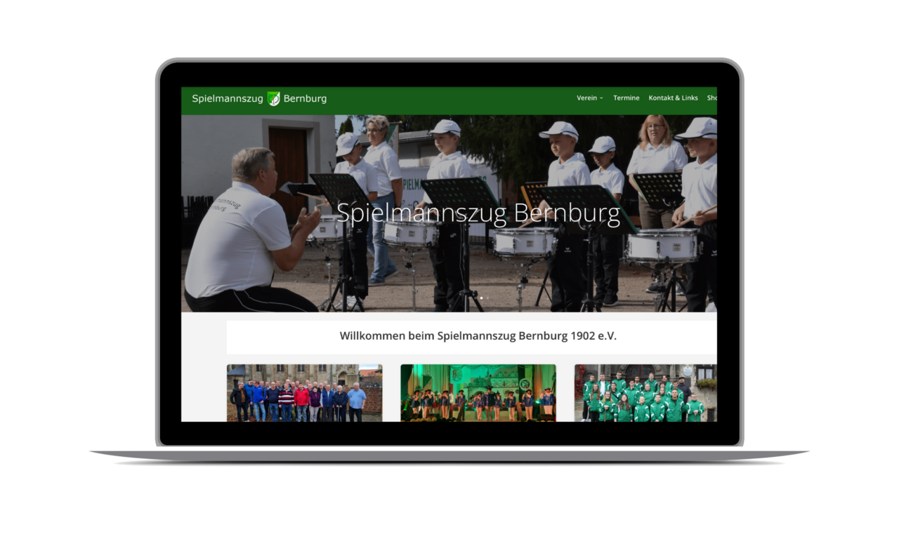 Website des Spielmannszug-Bernburg