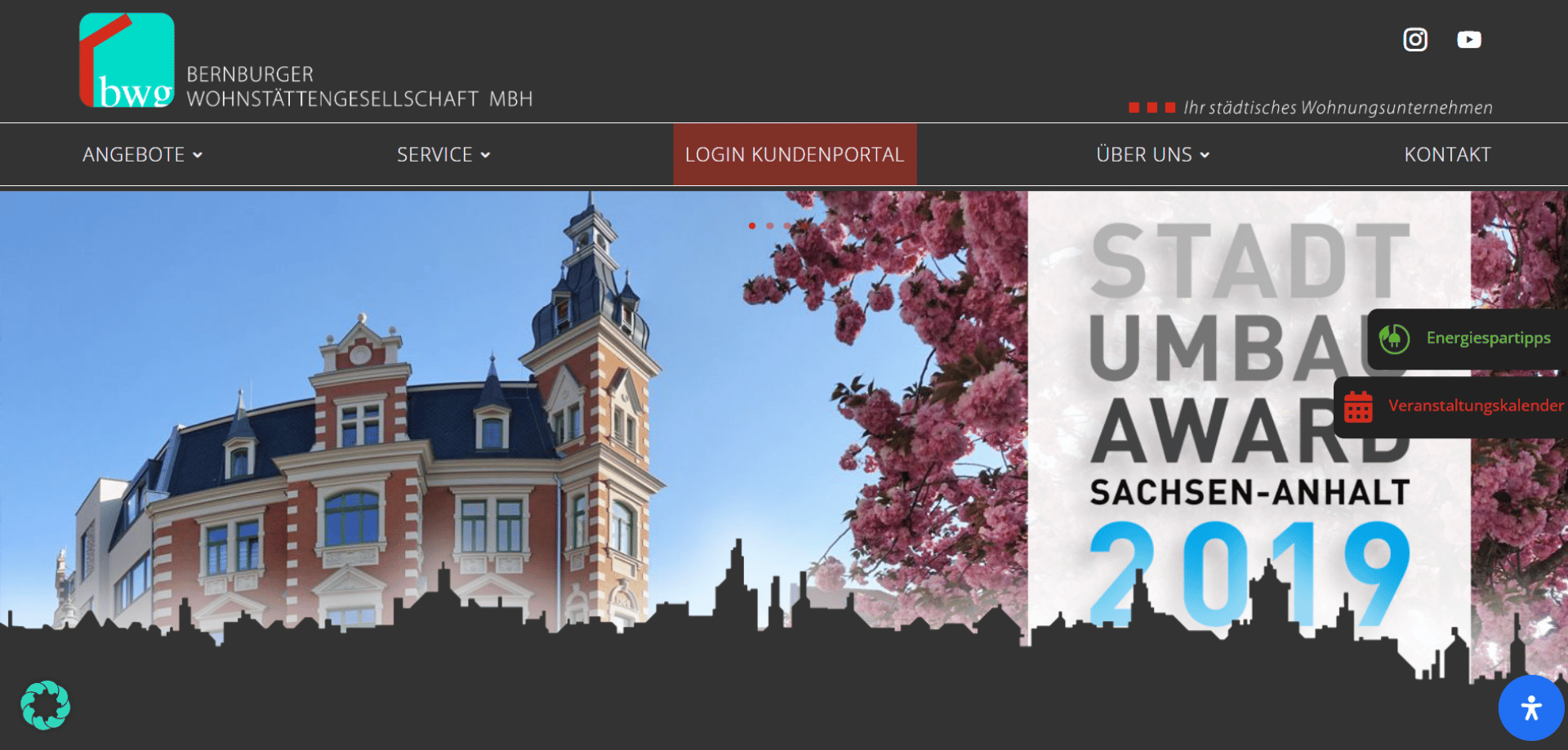 website eines Fleischers in Köthen
