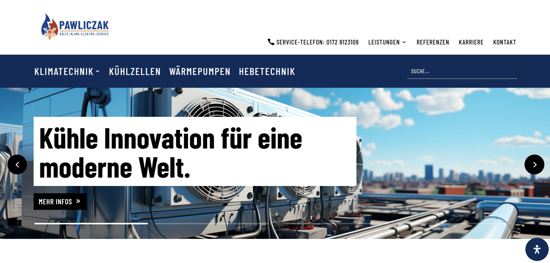 website des stahlbauers ehlert